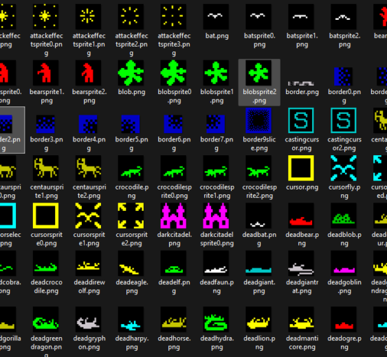 Lots of extracted graphics